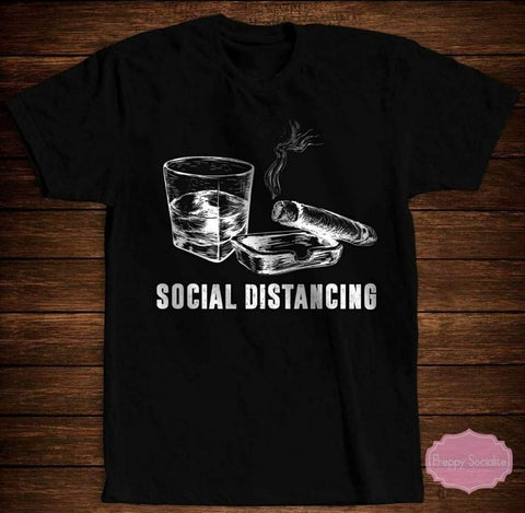 Social Distancing - Cigar and Whiskey