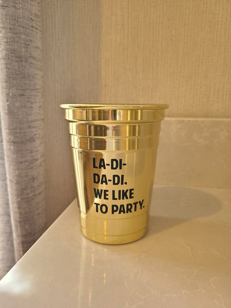 Gold Collection Party Cups (Set of 4)