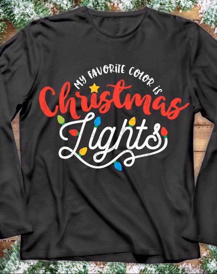 My Favorite Color is Christmas Lights