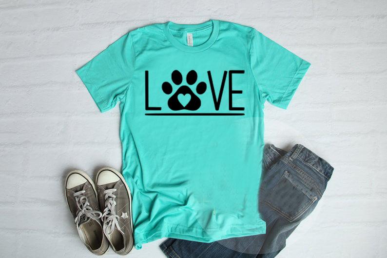 LOVE - Dog Paw