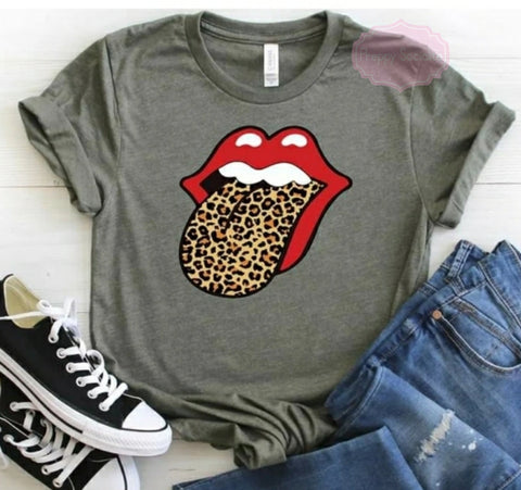 Lips - Leopard