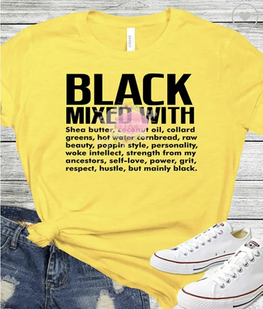 Black Mixed With (Black Design)