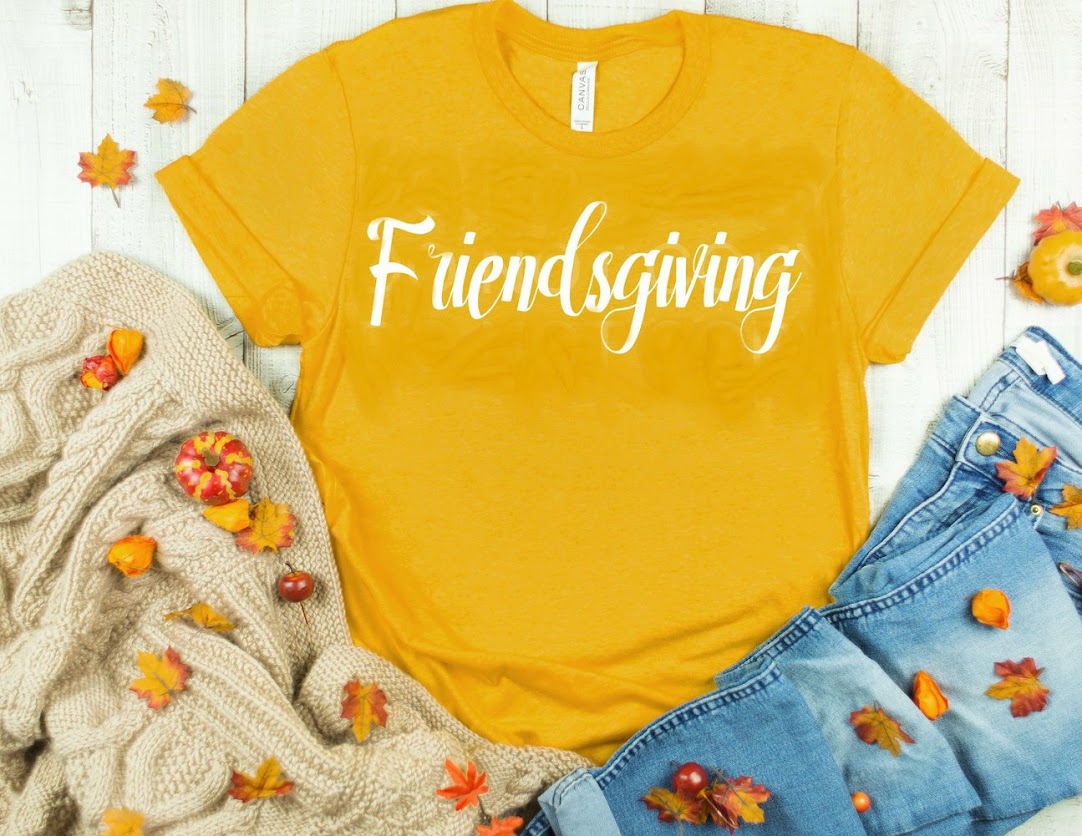 Friendsgiving - White Words